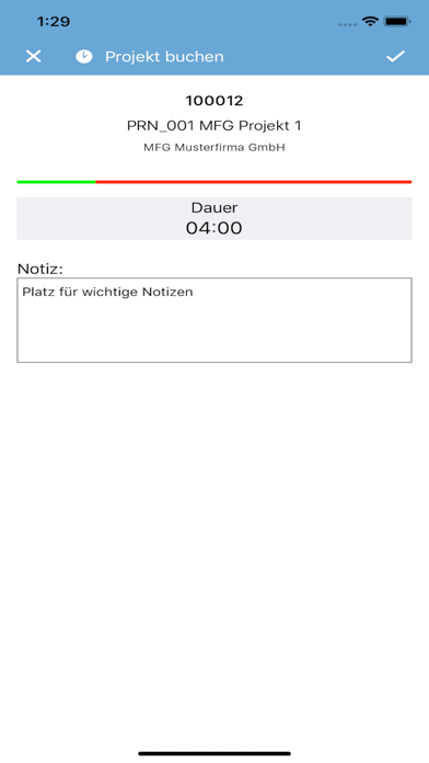 Screenshot #1 pour Pro Projekte WORK Mobile