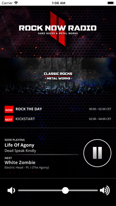 Rock Now Radio Screenshot 2 - AppWisp.com Rock Now Radio Screenshot 2 - AppWisp.com