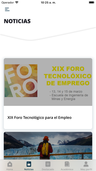Universidade de Vigo Screenshot