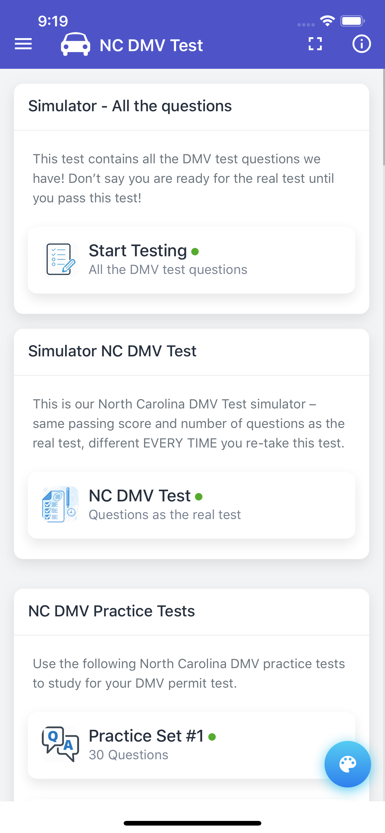 NC DMV Test