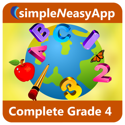 Complete Grade 4 (Math, English and Science) - A simpleNeasyApp by WAGmob icon