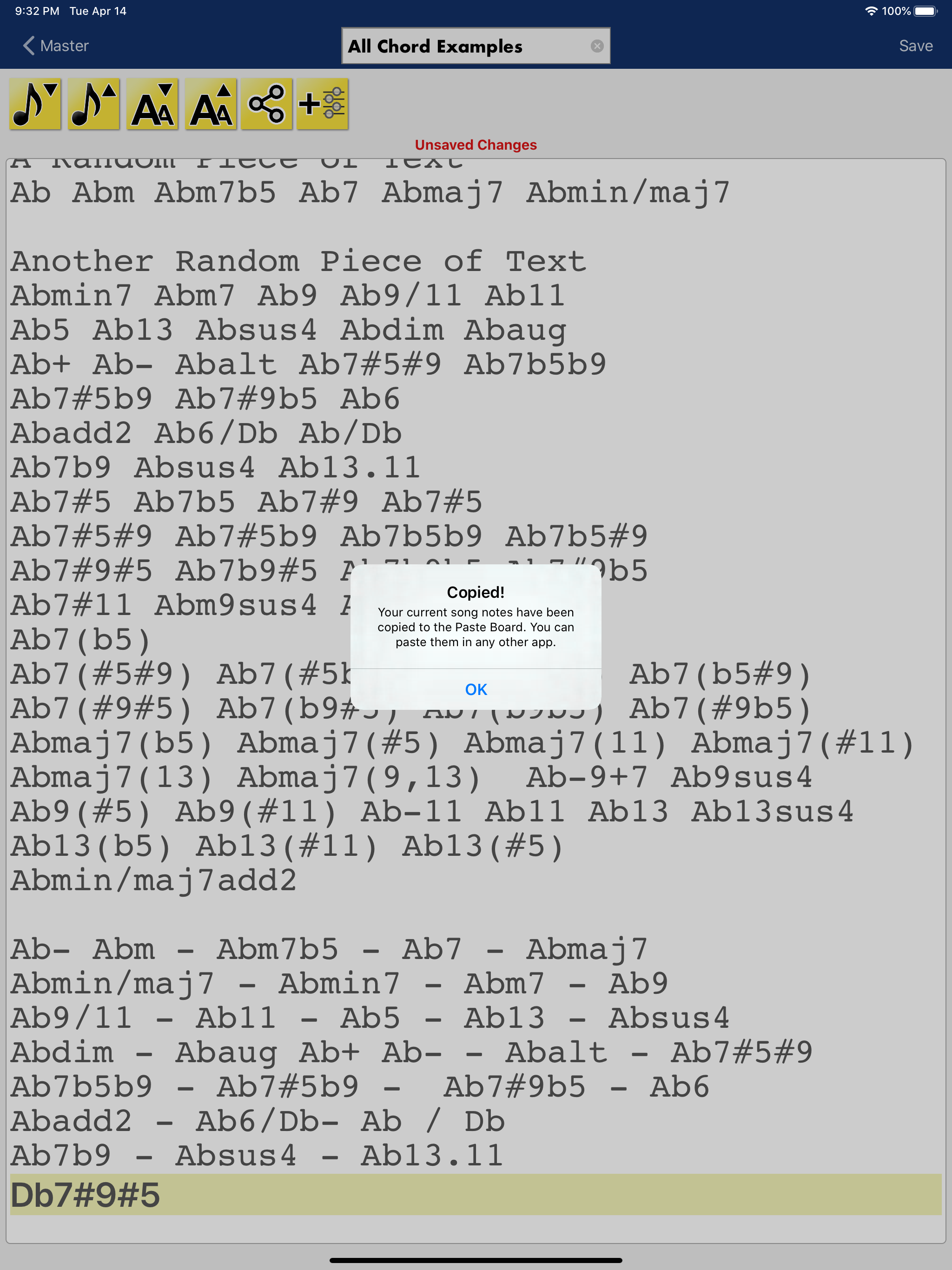 Song Compose and Transpose screenshot 14