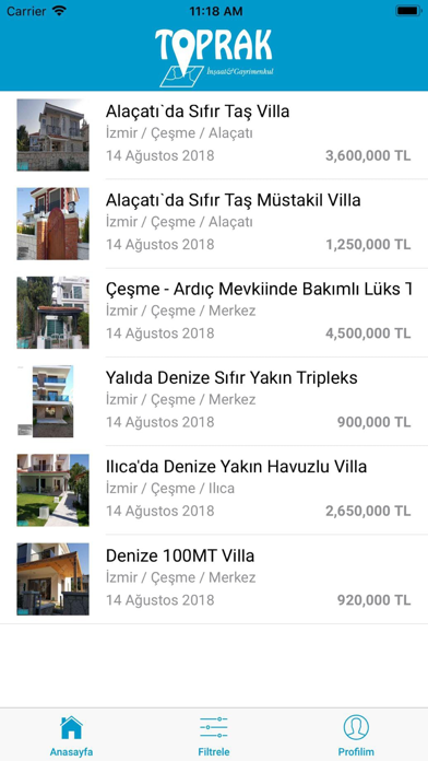 Screenshot #1 pour Toprak Emlak