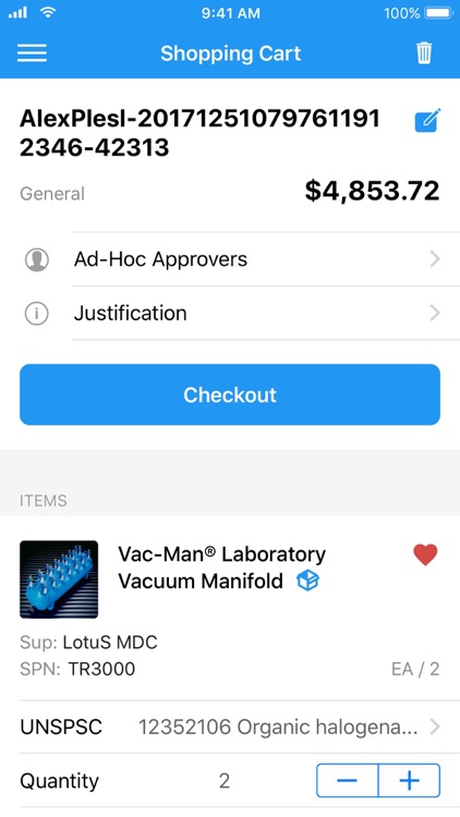 GHX Procure Requisition