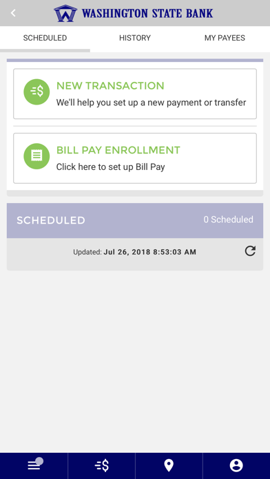 Washington State Bank (IL) Screenshot