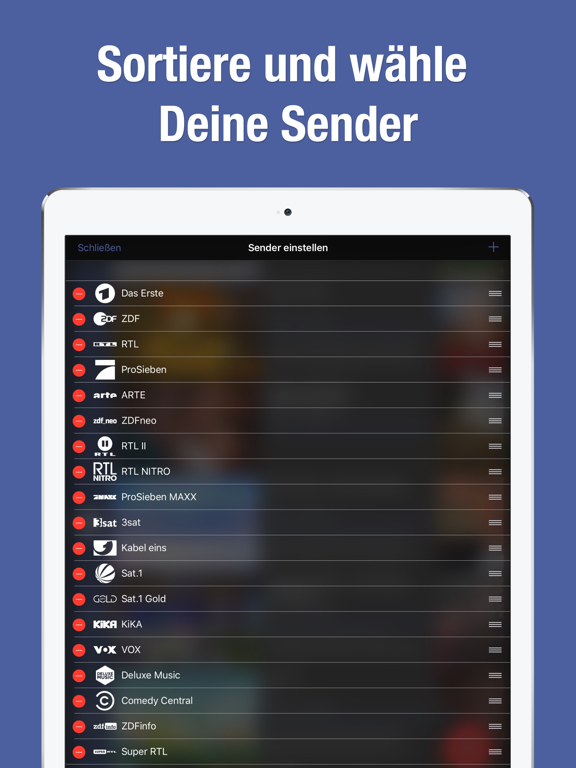 Screenshot #6 pour Deine TV Programm App