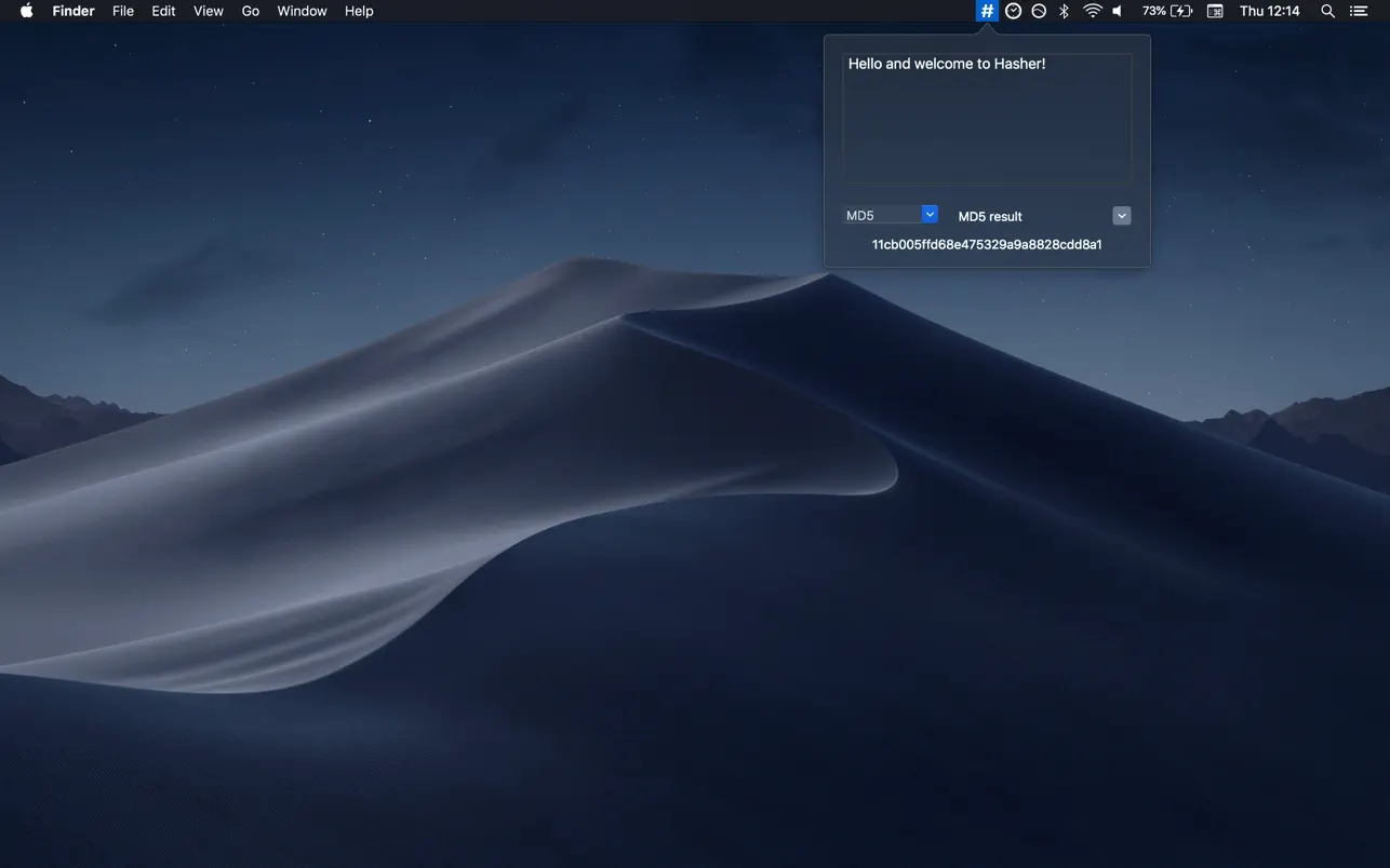 #2. Hasher (macOS) Av: Josip Bernat