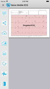 Norav Medical Mobile ECG screenshot