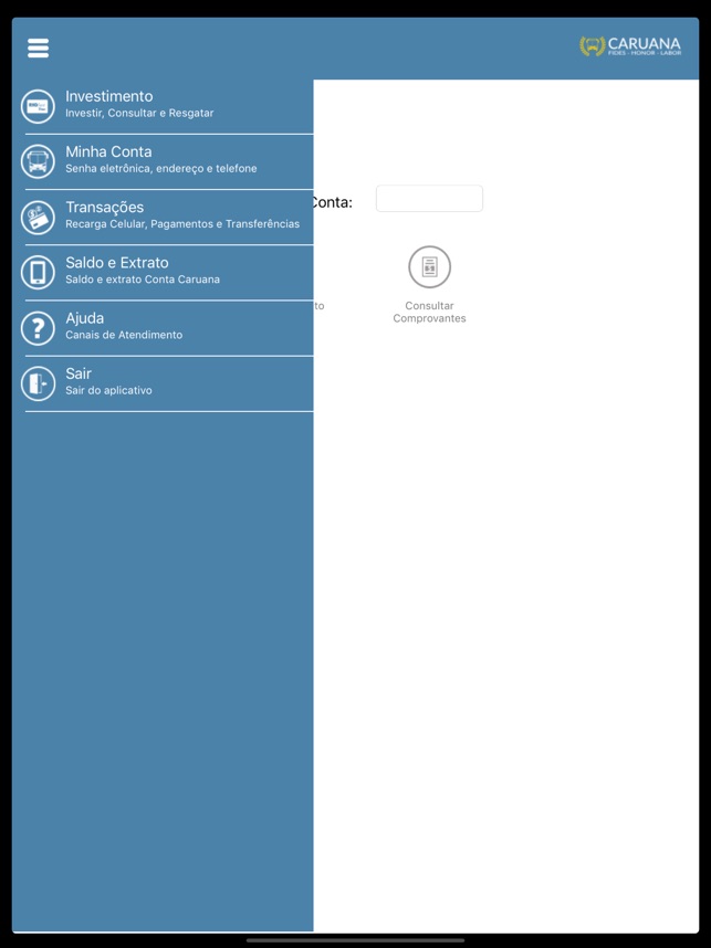 Caruana Financeira – Conta Digital, Investimentos, Linhas de