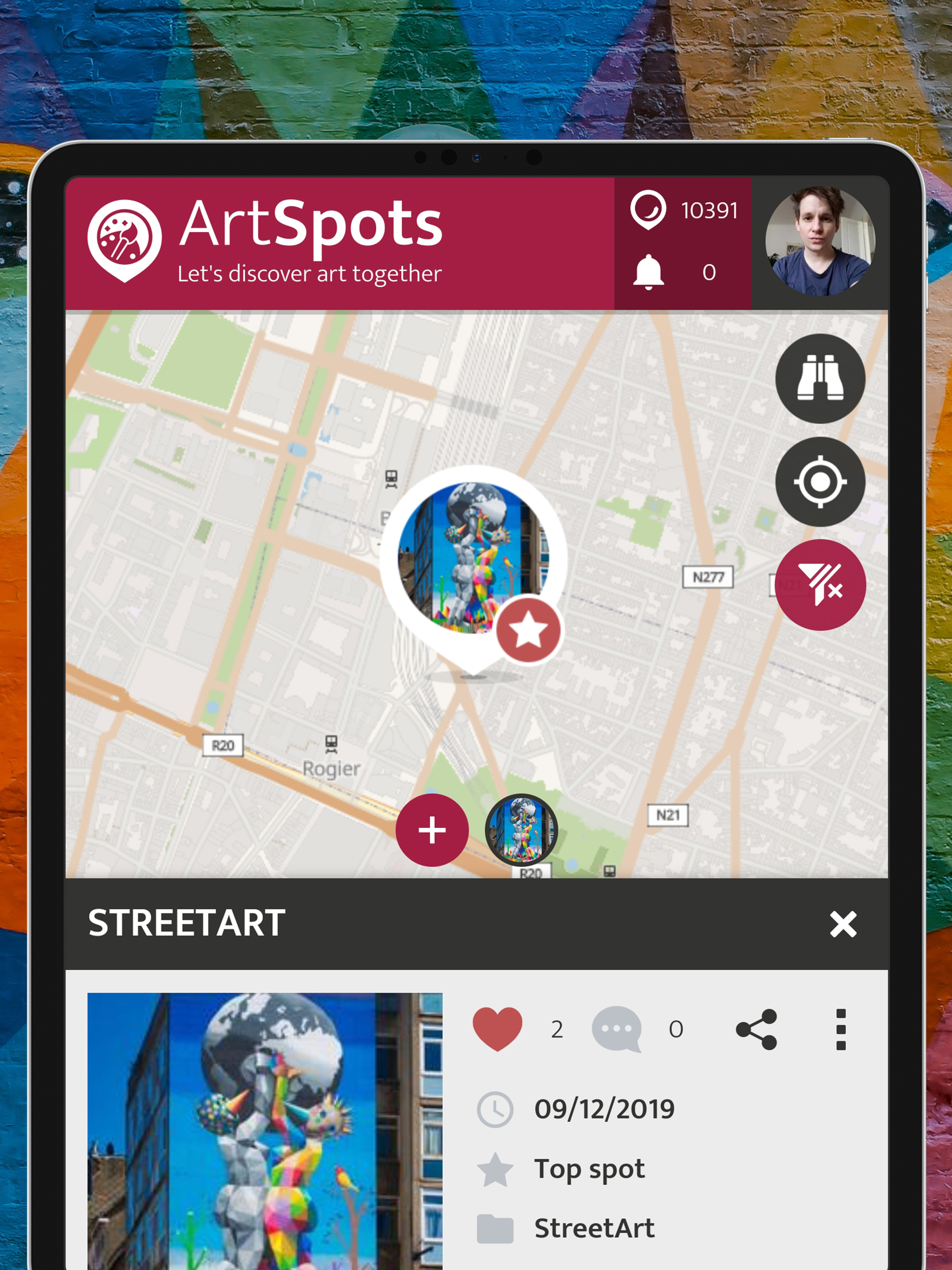 ArtSpots - let's discover art