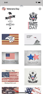 Veterans Day Stickers screenshot 2