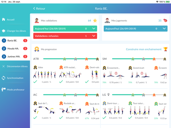 gymtop iPad screenshot 5 - Sports app