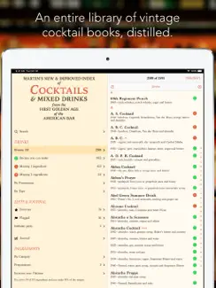 Martin’s Index of Cocktails iPad image 1