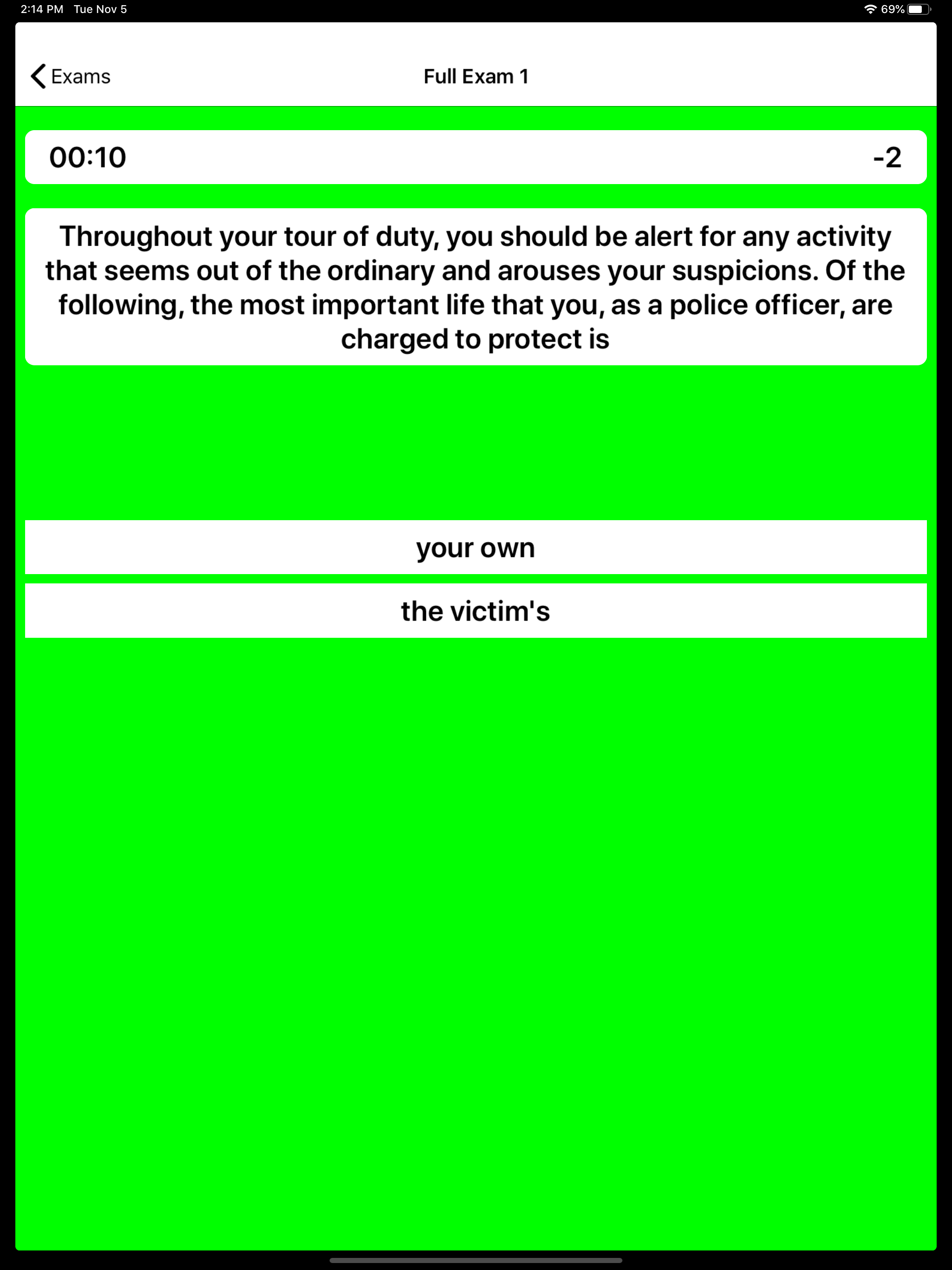Police Sergeant Exam Prep