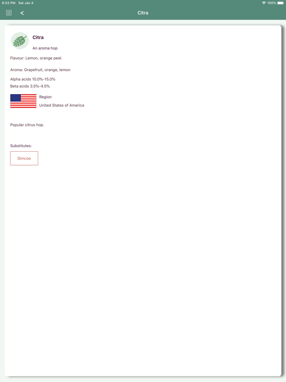 Brewer's Mate iPad screenshot