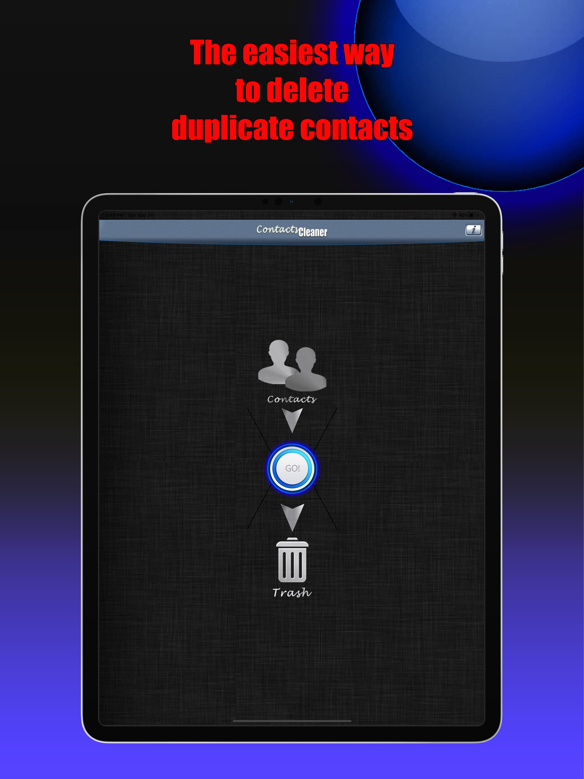 Contacts Cleaner Pro ! screenshot 4