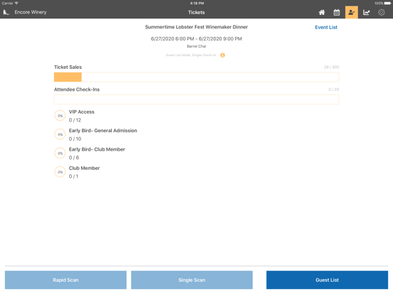 CellarPass Guest Link Pro iPad screenshot 7 - Food & Drink app