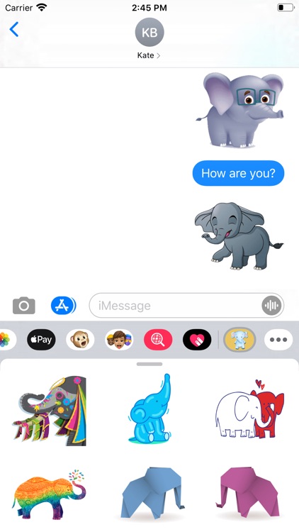 Baby Elephant Stickers