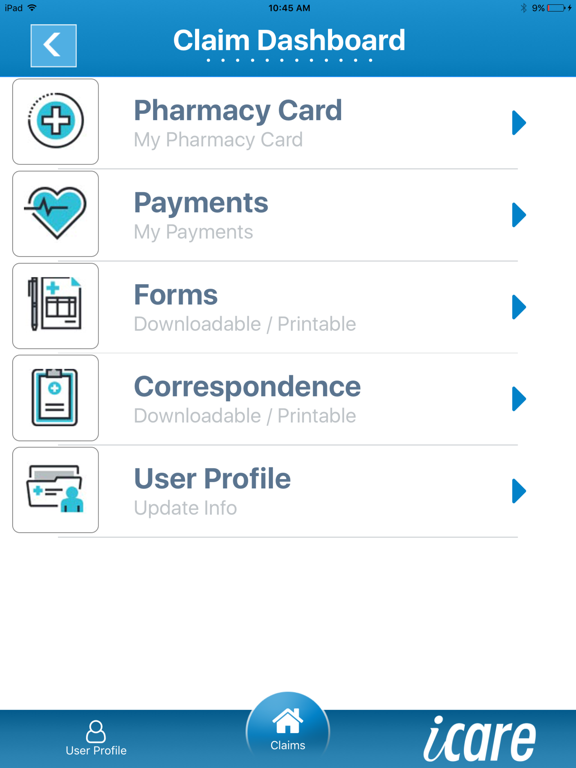 Intercare - iCare iPad screenshot 4 - Business app