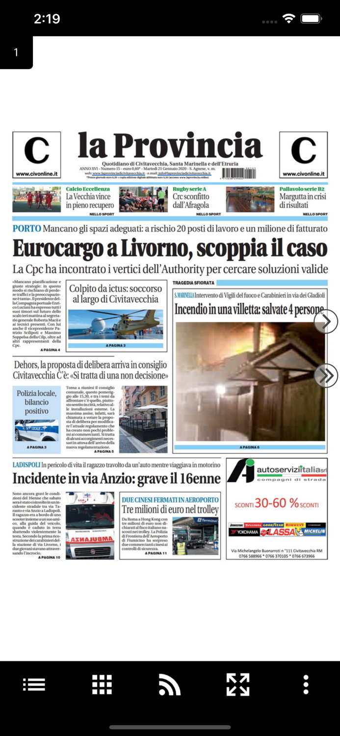 La Provincia di Civitavecchia