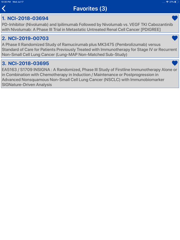 Screenshot #6 pour Clinical Trials Hub