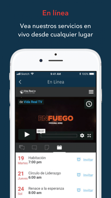 Screenshot #2 pour Iglesia Cristiana Vida Real.tv