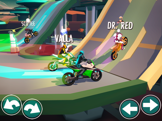 Gravity Rider BMX motorracen iPad app afbeelding 5