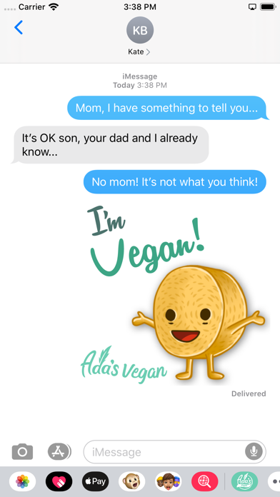 Ada's Vegan Stickers Screenshot 2 - AppWisp.com Ada's Vegan Stickers Screenshot 2 - AppWisp.com