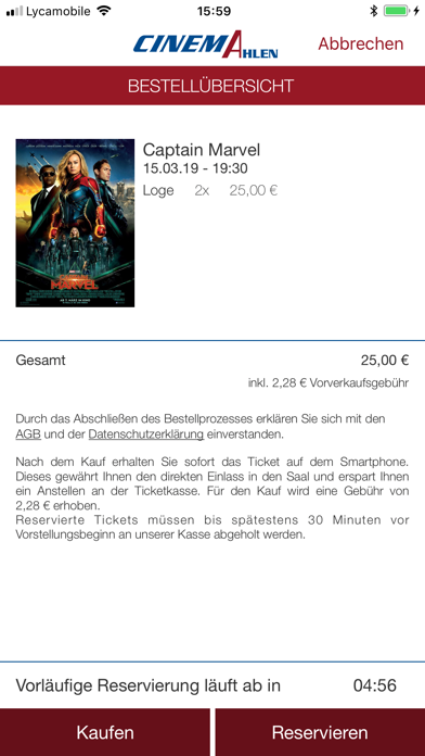 CinemAhlen Screenshot