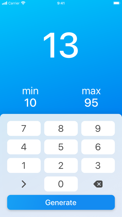 Screenshot #2 for Random (Number Generator)