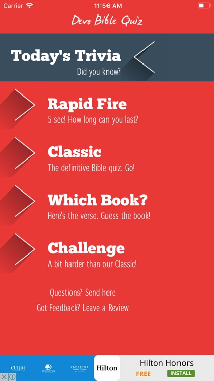 Devo Bible Quiz: Trivia Game