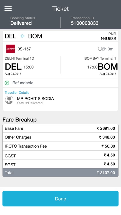 IRCTC Air screenshot-3