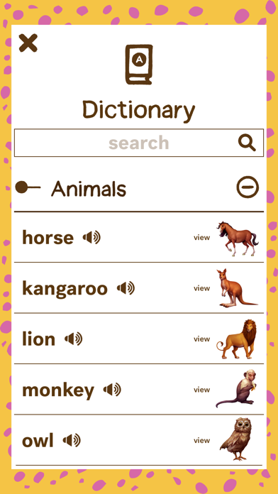 Screenshot #1 pour Word Zoo - Learn to Read