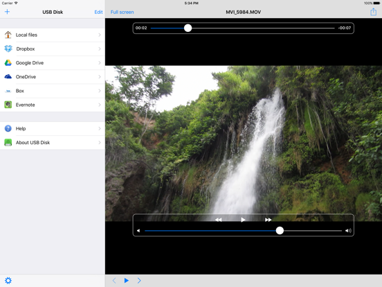 USB Disk SE, File Manager iPad app afbeelding 1
