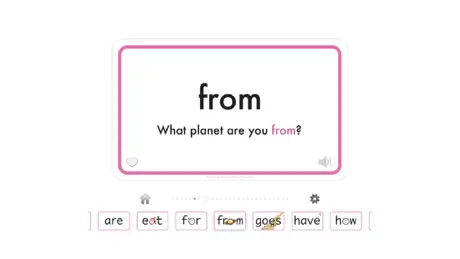 Read Spell Picture Sight Words