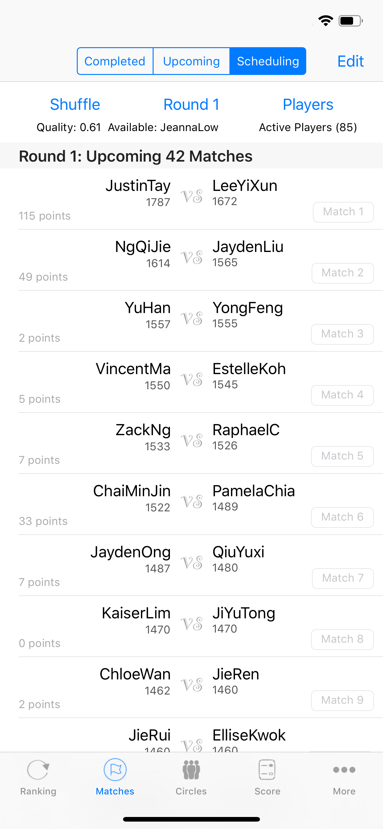 Elo Challenge