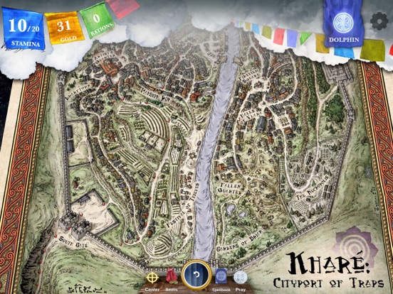 Sorcery! 2 iPad app afbeelding 1
