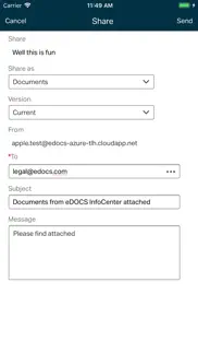 opentext edocs infocenter iphone resimleri 3