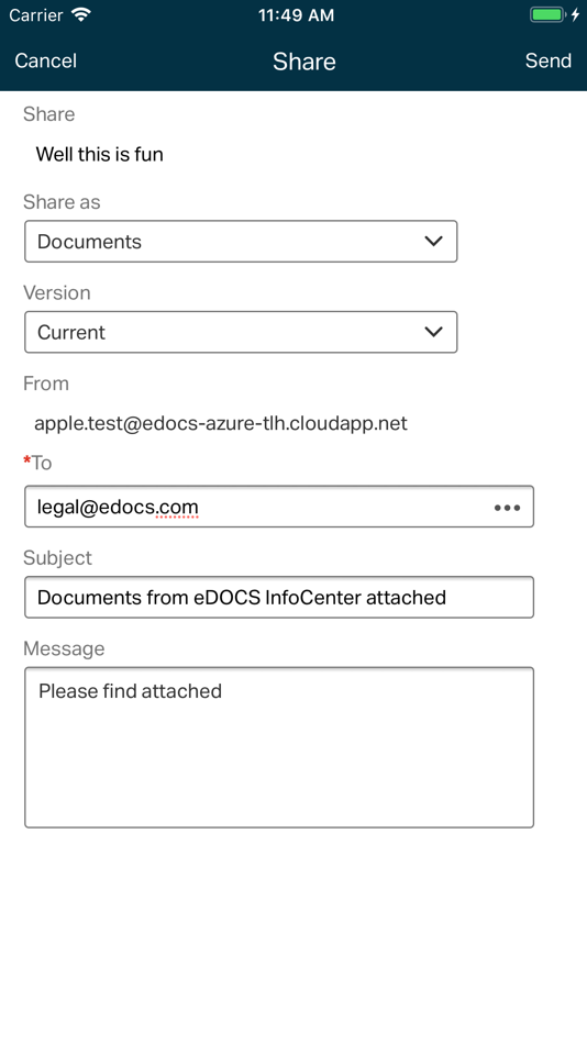 #3. OpenText eDOCS InfoCenter (iOS) 由: OpenText