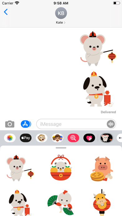 Chinese New Year Stickers Screenshot