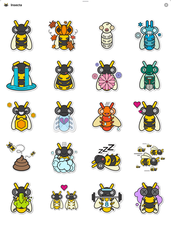 Screenshot #2 for Insecta Stickers