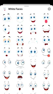 How to cancel & delete white smiley emoji stickers 1