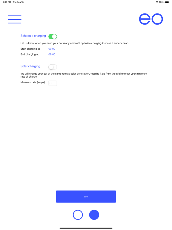 EO Smart Home iPad screenshot 2 - Travel app