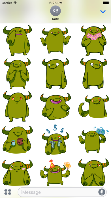 Marvin the Ogre emojies! Screenshot