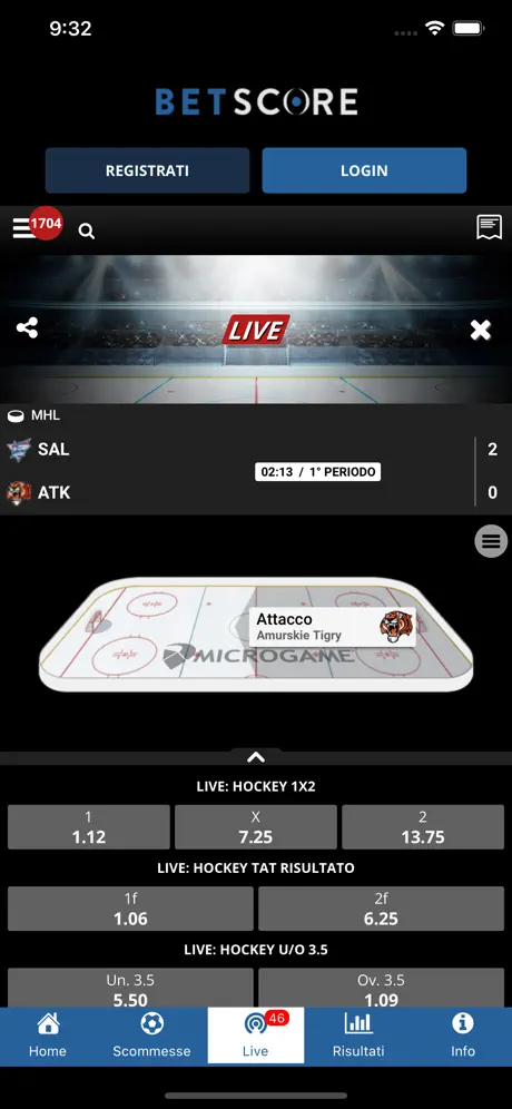 Betscore Scommesse