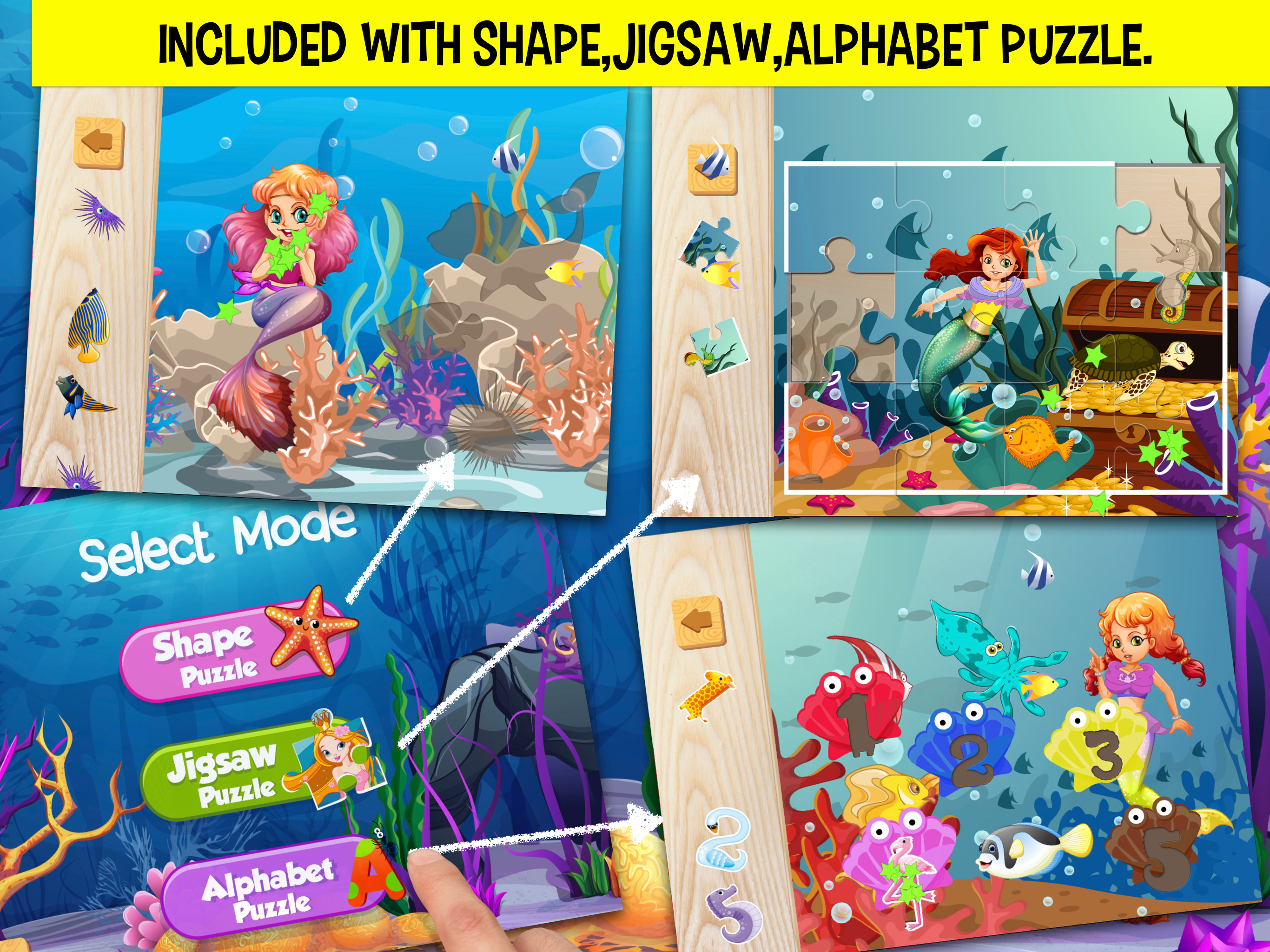 Mermaid Funny Puzzle screenshot 8