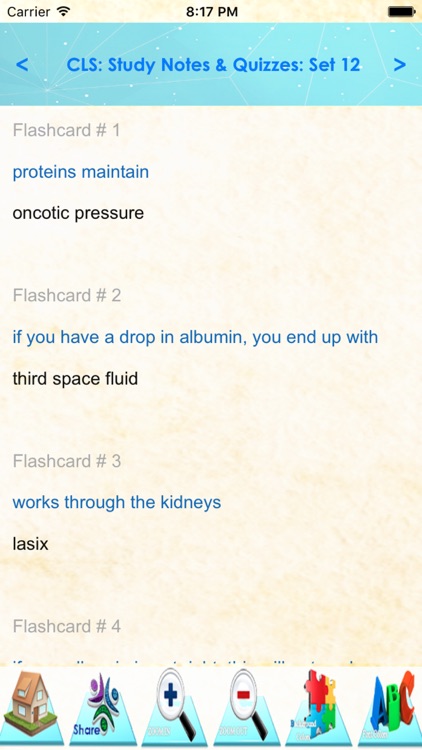 CLS app  3580 Flashcards screenshot-3