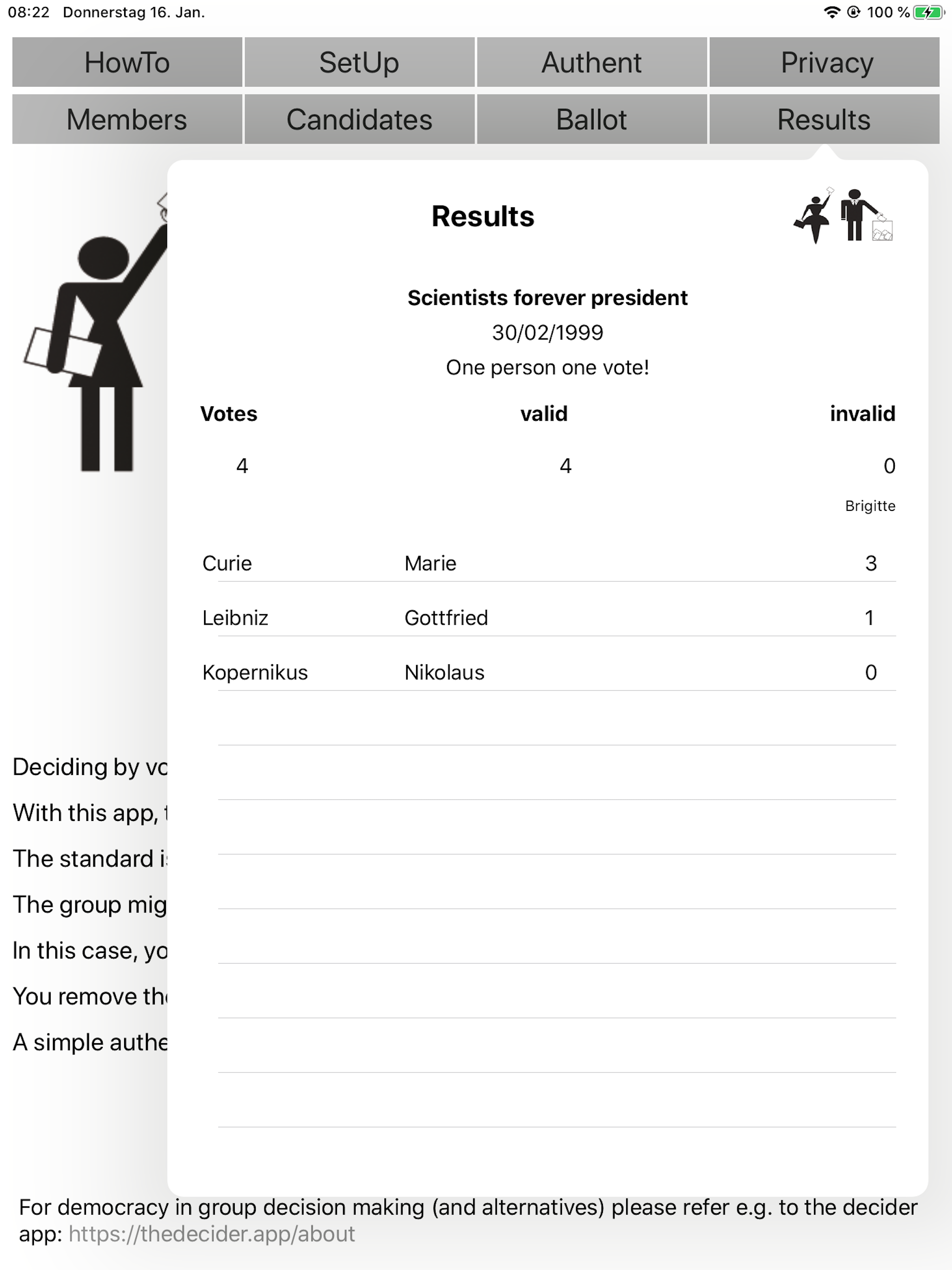EasyVoting-2 for groups screenshot 18