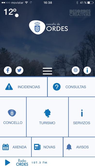 Concello de Ordes Screenshot