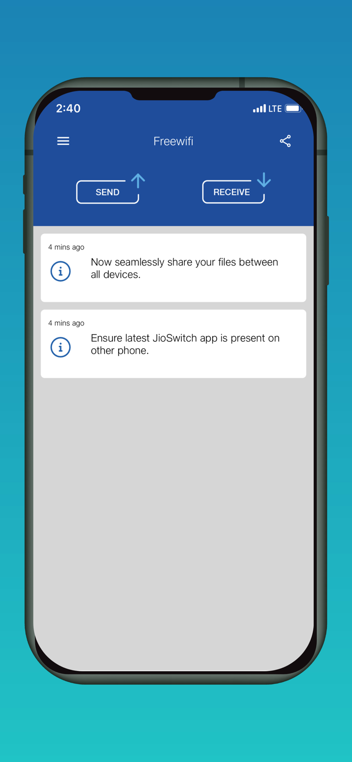JioSwitch-Transfer,Share Files screenshot 1